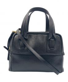 ANDERSEN BAG（アンデルセンバッグ）の古着「レザーミニボストンバッグ」｜ブラック