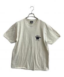stussy（ステューシー）の古着「プリントTシャツ」｜ベージュ