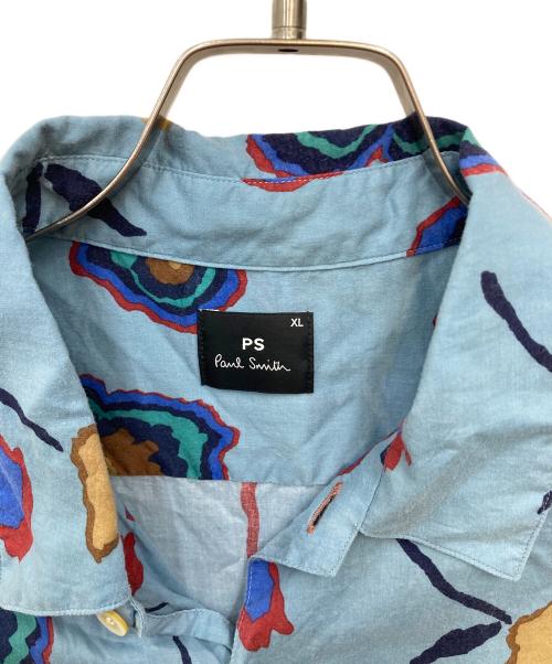 PS Paul Smith（ＰＳポールスミス）PS Paul Smith (ＰＳポールスミス) 半袖シャツ スカイブルー サイズ:SIZE XLの古着・服飾アイテム