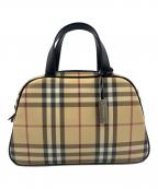 BURBERRY LONDONバーバリーロンドン）の古着「ノバチェックハンドバッグ」｜ベージュ