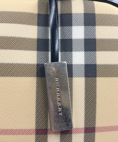 BURBERRY LONDON（バーバリーロンドン）BURBERRY LONDON (バーバリーロンドン) ノバチェックハンドバッグ ベージュの古着・服飾アイテム