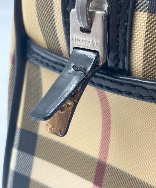 BURBERRY LONDON（バーバリーロンドン）BURBERRY LONDON (バーバリーロンドン) ノバチェックハンドバッグ ベージュの古着・服飾アイテム