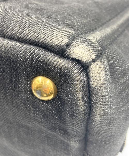 PRADA（プラダ）PRADA (プラダ) ハンドバッグ カナパ ブラックの古着・服飾アイテム
