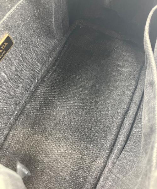 PRADA（プラダ）PRADA (プラダ) ハンドバッグ カナパ ブラックの古着・服飾アイテム