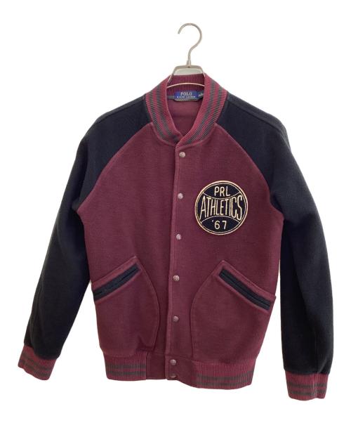 POLO RALPH LAUREN（ポロ・ラルフローレン）POLO RALPH LAUREN (ポロ・ラルフローレン) スタジャン ボルドー×ブラック サイズ:SIZE Sの古着・服飾アイテム