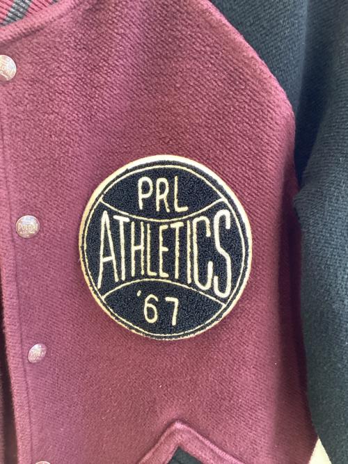 POLO RALPH LAUREN（ポロ・ラルフローレン）POLO RALPH LAUREN (ポロ・ラルフローレン) スタジャン ボルドー×ブラック サイズ:SIZE Sの古着・服飾アイテム