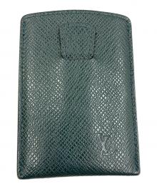 LOUIS VUITTON（ルイ ヴィトン）の古着「タイガ エテュイ カルト デヴィジット トワレット」｜グリーン