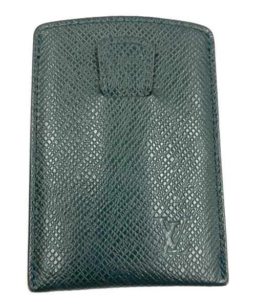 LOUIS VUITTON（ルイ ヴィトン）LOUIS VUITTON (ルイ ヴィトン) タイガ エテュイ カルト デヴィジット トワレット グリーンの古着・服飾アイテム