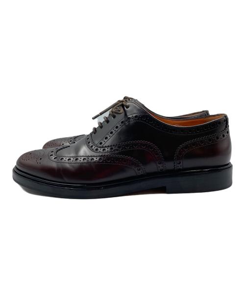 Santoni（サントーニ）Santoni (サントーニ) ウィングチップシューズ ブラウン サイズ:8の古着・服飾アイテム