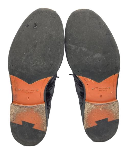 Santoni（サントーニ）Santoni (サントーニ) ウィングチップシューズ ブラウン サイズ:8の古着・服飾アイテム
