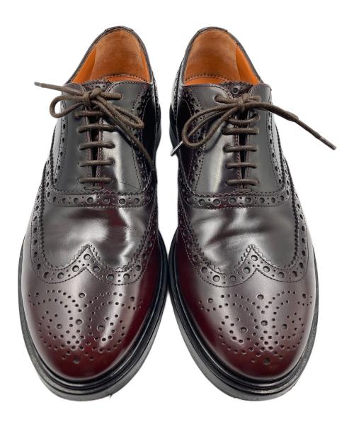 Santoni（サントーニ）Santoni (サントーニ) ウィングチップシューズ ブラウン サイズ:8の古着・服飾アイテム