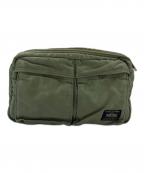 PORTERポーター）の古着「TANKER WAIST BAG」｜カーキ