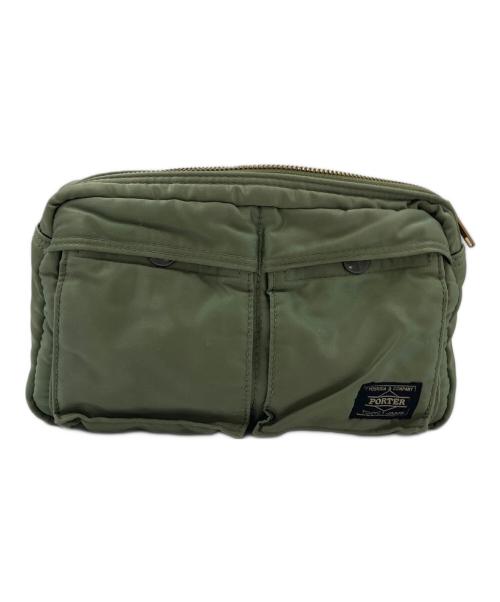 PORTER（ポーター）PORTER (ポーター) TANKER WAIST BAG カーキの古着・服飾アイテム