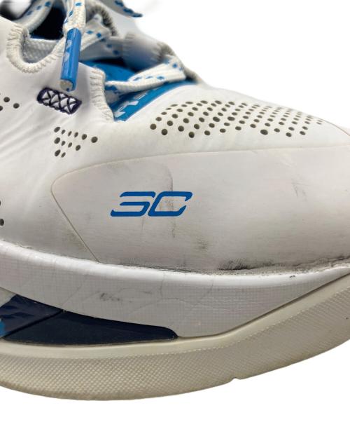 UNDER ARMOUR（アンダーアーマー）UNDER ARMOUR (アンダーアーマー) ハイカットスニーカー Curry 2 'Haight Street' ブルー×ホワイト サイズ:USA 8.5の古着・服飾アイテム