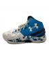 UNDER ARMOUR (アンダーアーマー) ハイカットスニーカー Curry 2 'Haight Street' ブルー×ホワイト サイズ:USA 8.5：12000円
