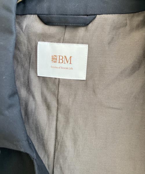 BRITISH MADE（ブリティッシュメイド）BRITISH MADE (ブリティッシュメイド) トレンチコート ブラック サイズ:SIZE Mの古着・服飾アイテム