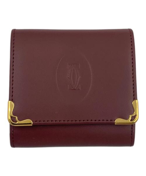 Cartier（カルティエ）Cartier (カルティエ) コインケース マストライン エンジの古着・服飾アイテム