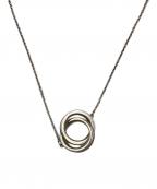 TIFFANY & Co.ティファニー）の古着「シルバーネックレス インターロッキングサークル」