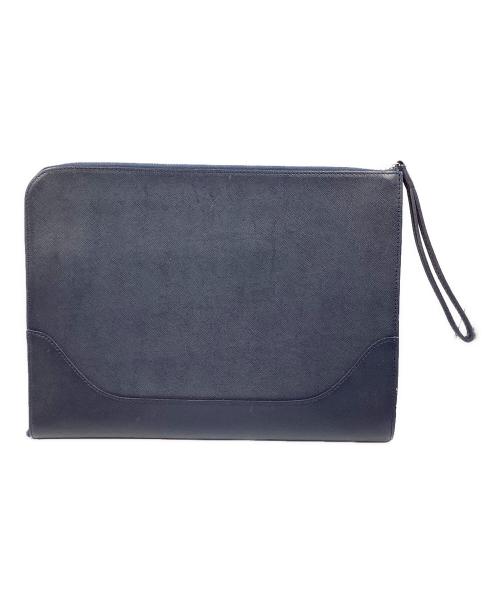 PELLE MORBIDA（ペッレモルビダ）PELLE MORBIDA (ペッレモルビダ) クラッチバッグ キャピターノ ブラックの古着・服飾アイテム