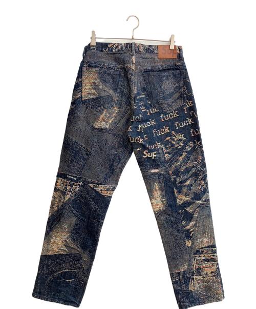 SUPREME（シュプリーム）SUPREME (シュプリーム) ARCHIVE DENIM JACQUARD REGULAR JEAN マルチカラー サイズ:SIZE 81cm (W32)の古着・服飾アイテム