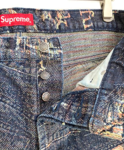SUPREME（シュプリーム）SUPREME (シュプリーム) ARCHIVE DENIM JACQUARD REGULAR JEAN マルチカラー サイズ:SIZE 81cm (W32)の古着・服飾アイテム