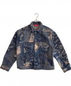 SUPREMEシュプリーム）の古着「ARCHIVE DENIM JACQUARD TRUCKER JACKET」｜マルチカラー