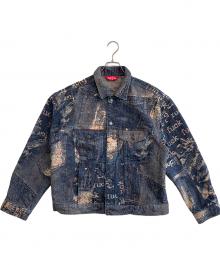 SUPREME（シュプリーム）の古着「ARCHIVE DENIM JACQUARD TRUCKER JACKET」｜マルチカラー