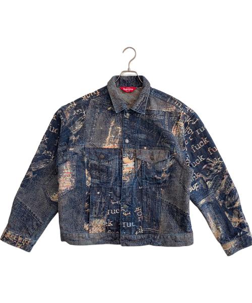 SUPREME（シュプリーム）SUPREME (シュプリーム) ARCHIVE DENIM JACQUARD TRUCKER JACKET マルチカラー サイズ:SIZE Mの古着・服飾アイテム