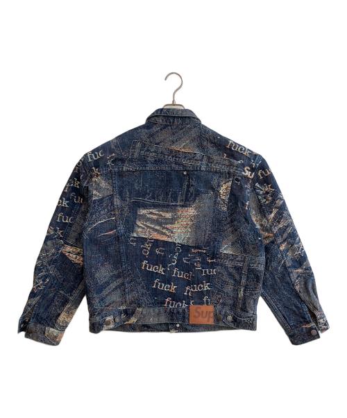 SUPREME（シュプリーム）SUPREME (シュプリーム) ARCHIVE DENIM JACQUARD TRUCKER JACKET マルチカラー サイズ:SIZE Mの古着・服飾アイテム