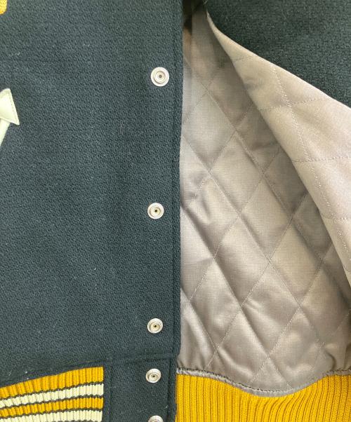 whitesville（ホワイツビル）whitesville (ホワイツビル) スタジャン ブラック サイズ:SIZE 40の古着・服飾アイテム