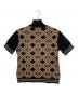 FENDI (フェンディ) 総柄タートルネックニット ベージュ×ブラック サイズ:SIZE 48：20000円
