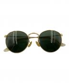 RAY-BANレイバン）の古着「ラウンドメタルサングラス」｜ゴールド