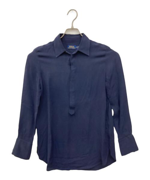 POLO RALPH LAUREN（ポロ・ラルフローレン）POLO RALPH LAUREN (ポロ・ラルフローレン) 長袖ブラウス ネイビー サイズ:SIZE Sの古着・服飾アイテム