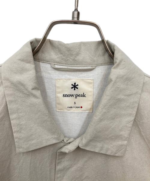 Snow peak（スノーピーク）Snow peak (スノーピーク) シャツジャケット アイボリー サイズ:SIZE Sの古着・服飾アイテム