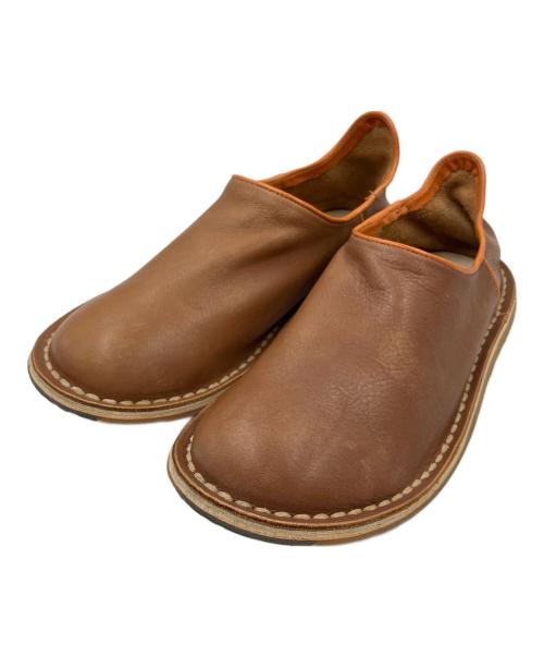 CAMPER（カンペール）CAMPER (カンペール) レザースリッポン KRYPTON CUBA ブラウン サイズ:40の古着・服飾アイテム
