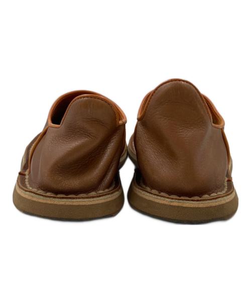 CAMPER（カンペール）CAMPER (カンペール) レザースリッポン KRYPTON CUBA ブラウン サイズ:40の古着・服飾アイテム