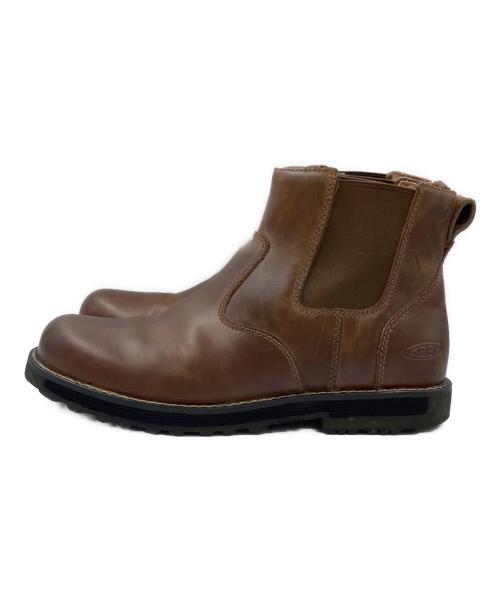 KEEN（キーン）KEEN (キーン) サイドゴアブーツ ブラウン サイズ:７の古着・服飾アイテム