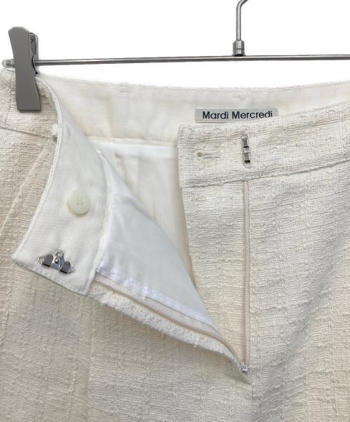 Mardi Mercredi（マルディメクルディ）Mardi Mercredi (マルディメクルディ) スラックス ホワイト サイズ:SIZE Mの古着・服飾アイテム