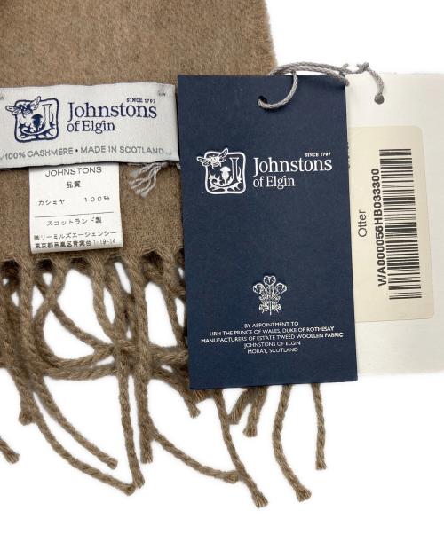 JOHNSTONS OF ELGIN（ジョンストンズ オブ エルガン）JOHNSTONS OF ELGIN (ジョンストンズ オブ エルガン) マフラー ブラウンの古着・服飾アイテム