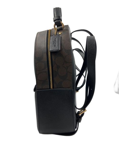 COACH（コーチ）COACH (コーチ) リュック ブラック×ブラウンの古着・服飾アイテム