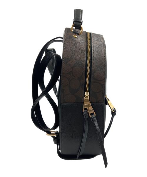 COACH（コーチ）COACH (コーチ) リュック ブラック×ブラウンの古着・服飾アイテム