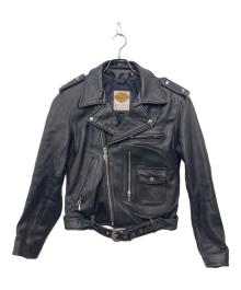 HARLEY-DAVIDSON（ハーレーダビッドソン）の古着「ライダースジャケット」｜ブラック