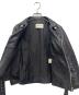 中古・古着 beautiful people (ビューティフルピープル) レザーライダースジャケット ブラック サイズ:130cm：10000円