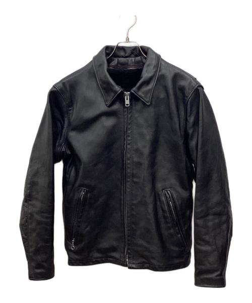Schott（ショット）Schott (ショット) シングルライダースジャケット ブラック サイズ:SIZE 36の古着・服飾アイテム