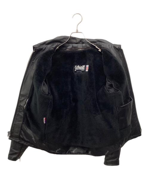 Schott（ショット）Schott (ショット) シングルライダースジャケット ブラック サイズ:SIZE 36の古着・服飾アイテム