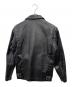 Schott (ショット) シングルライダースジャケット ブラック サイズ:SIZE 36：45000円