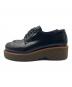 PRADA (プラダ) オックスフォードシューズ ブラック サイズ:36：15000円