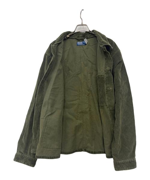 POLO RALPH LAUREN（ポロ・ラルフローレン）POLO RALPH LAUREN (ポロ・ラルフローレン) コーデュロイジャケット グリーン サイズ:SIZE Mの古着・服飾アイテム
