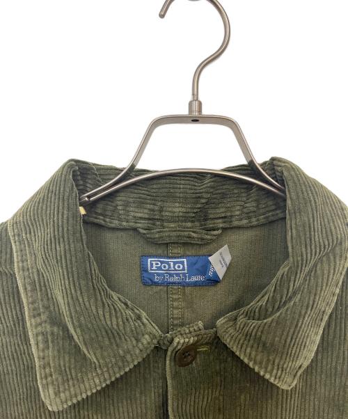 POLO RALPH LAUREN（ポロ・ラルフローレン）POLO RALPH LAUREN (ポロ・ラルフローレン) コーデュロイジャケット グリーン サイズ:SIZE Mの古着・服飾アイテム
