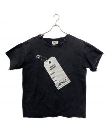 MM6 Maison Margiela（エムエムシックスメゾンマルジェラ）の古着「半袖カットソー」｜ブラック